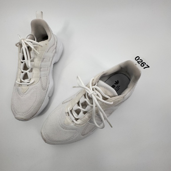 Adidas‎ Haiwee EF3805 Cloud White Athletic Running Shoes Sneakers Mens Size 10 - Picture 11 of 11